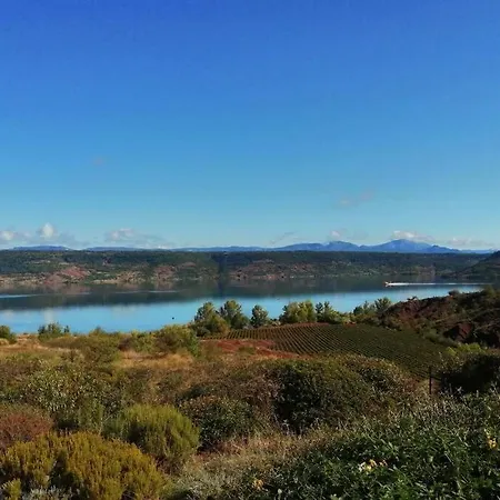 Studio 32m2 - dans propriété avec vue imprenable sur le Lac du Salagou Liausson Extérieur photo