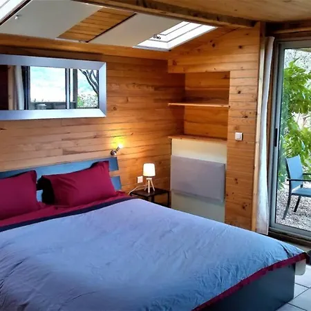 Studio 32m2 - dans propriété avec vue imprenable sur le Lac du Salagou Liausson Extérieur photo
